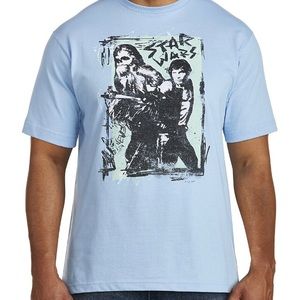 Star Wars Han Solo Light Blue Tee Shirt Mens